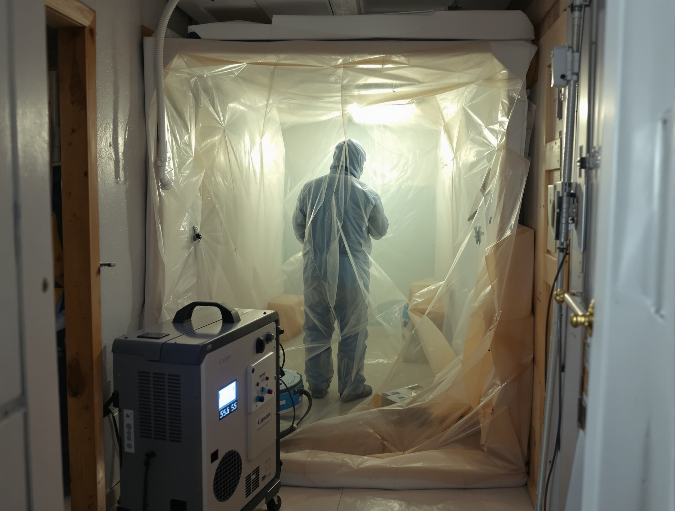 Negative-air containment